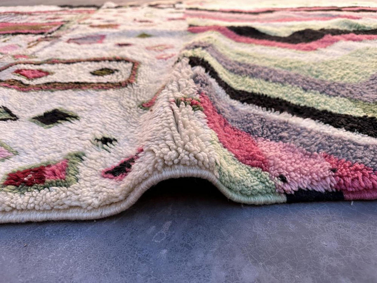 BERBERTEPPICH aus reiner Wolle 203x 292 cm - Multicolor, Naturmaterialien (203/292cm) - AFK Living