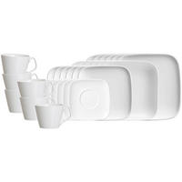 KOMBISERVICE Arena weiß 30er Set - Weiß, Keramik (1/1/1cm) - Ritzenhoff Breker