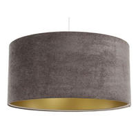 HÄNGELEUCHTE Gold 50/25 cm - Goldfarben/Braun, Kunststoff (50/0.6/25cm) - ONZENO