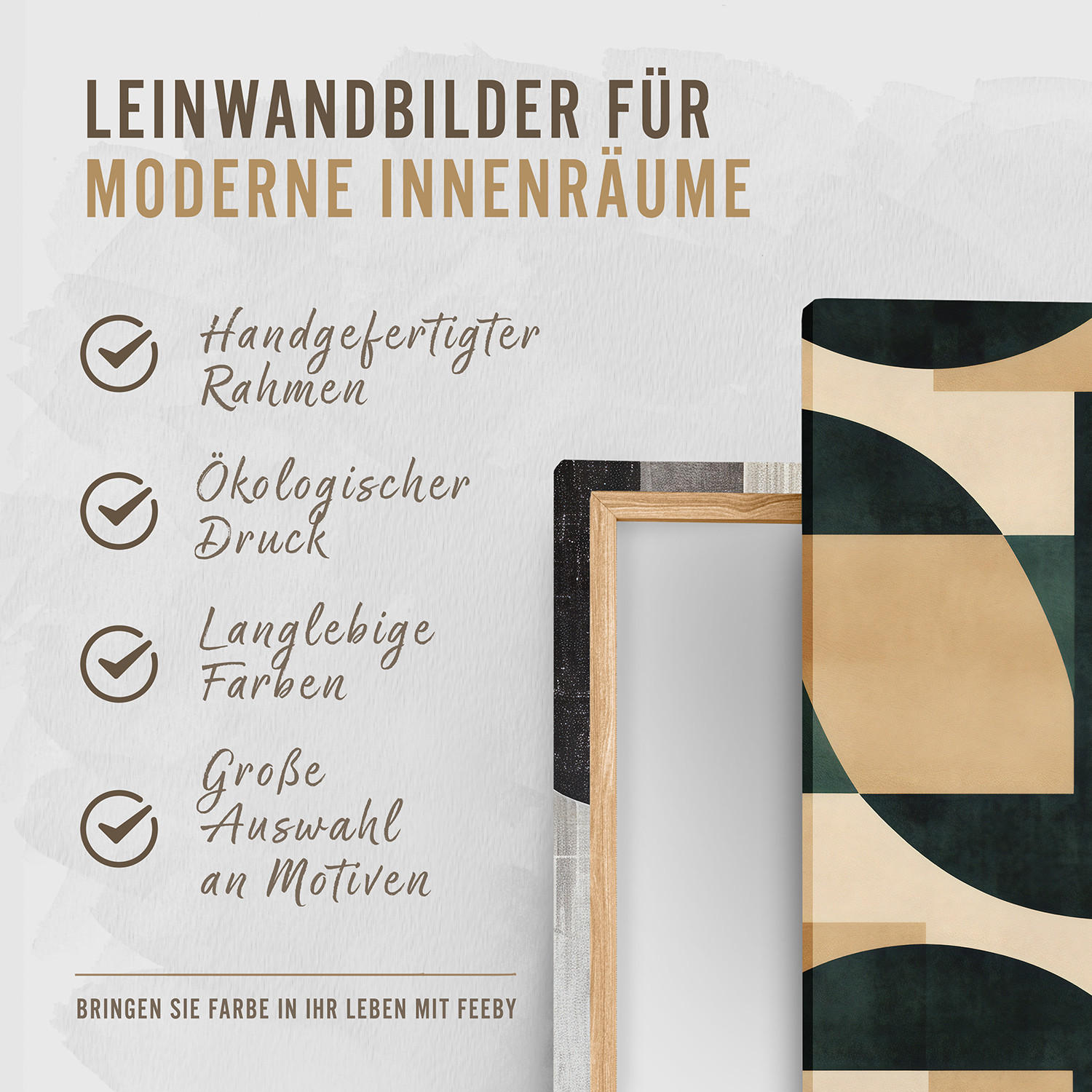 Thumbnail - Feeby Leinwandbild, Schwarz, Textil, Person/Charakter, Rechteckig, 60x90 cm, Bilder und Zubehör, Wandbilder, Leinwandbil...