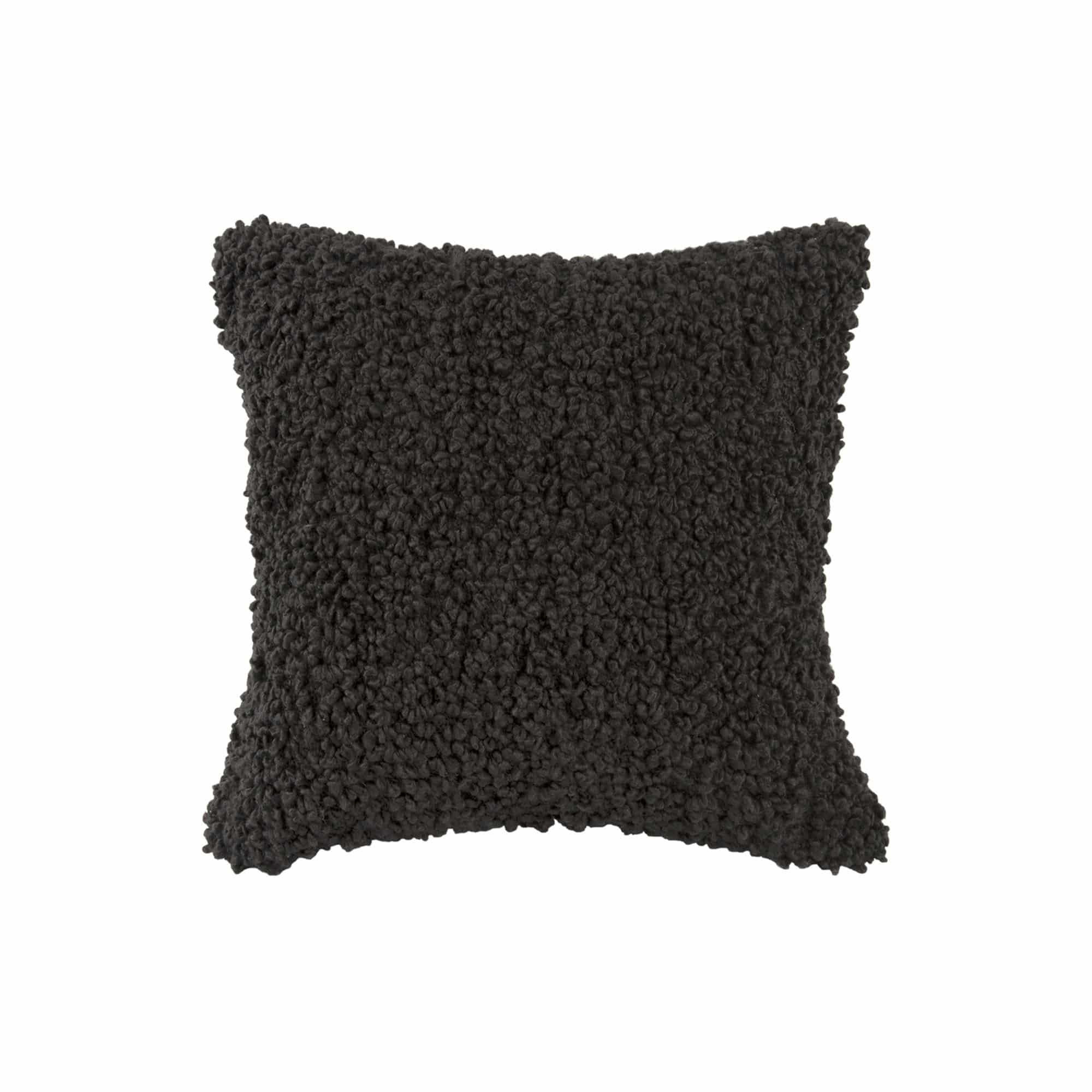 KISSEN Purtiy Schwarz 45/45/5 cm - Schwarz, Textil (45/45cm) - Present Time