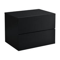 WANDREGAL Ampfing - Schwarz, Holzwerkstoff (40/30/29cm) - [en.casa]