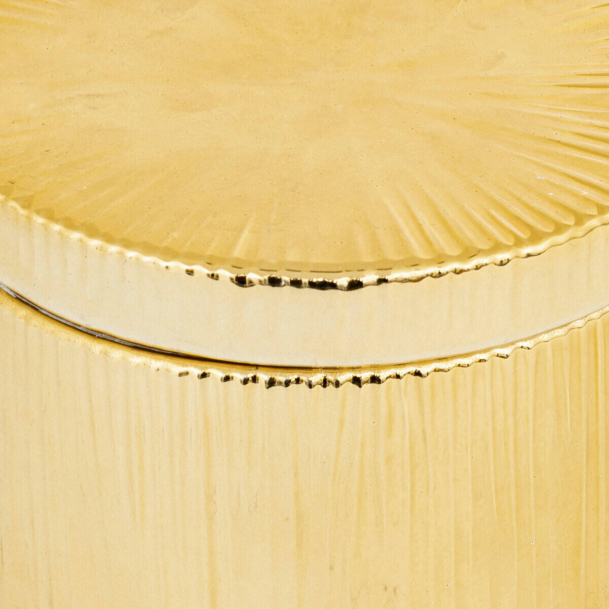 KERAMIKDOSE Ø 12,5 cm - Goldfarben, Keramik (12.5/9/12.5cm) - Atmosphera Createur d´interieur