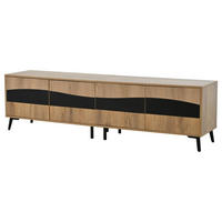 LOWBOARD DE-40362 4 Schränke Holzfarbe - Naturfarben, Holzwerkstoff (180/50/40cm) - ComfortXL