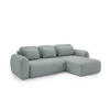 ECKSOFA Gaston Mit Schlaffunktion - Dunkelgrau, Holzwerkstoff/Textil (304/190cm) - Fun Möbel