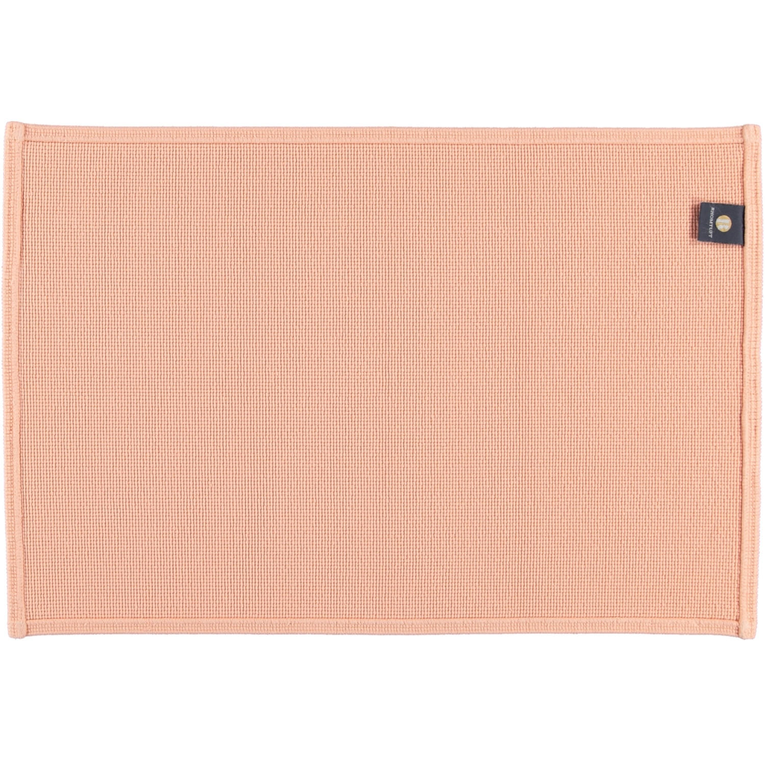 BADEMATTEN PLAIN PEACH - 405 - Orange, Textil (60/90cm) - Rhomtuft