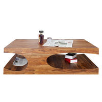 COUCHTISCH CUBUS Sheesham Natur 120 cm - Braun, Holz (70/118/37cm) - riess-ambiente