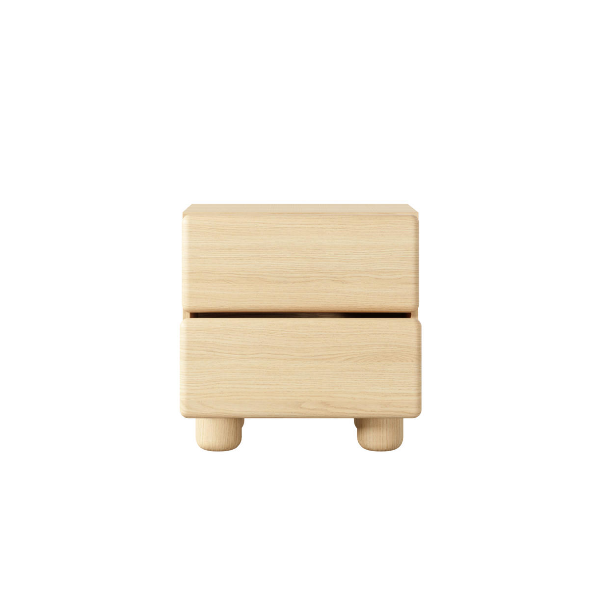 NACHTTISCH: Vicenza-Eiche, 50,1 x 51,7 x 38 cm - Eichefarben, Holzwerkstoff (50.1/51.7/38cm) - 3XE LIVING