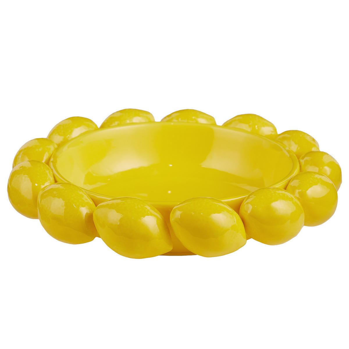TELLER Lemon Ø25cm - Gelb, Keramik (6cm) - Butlers