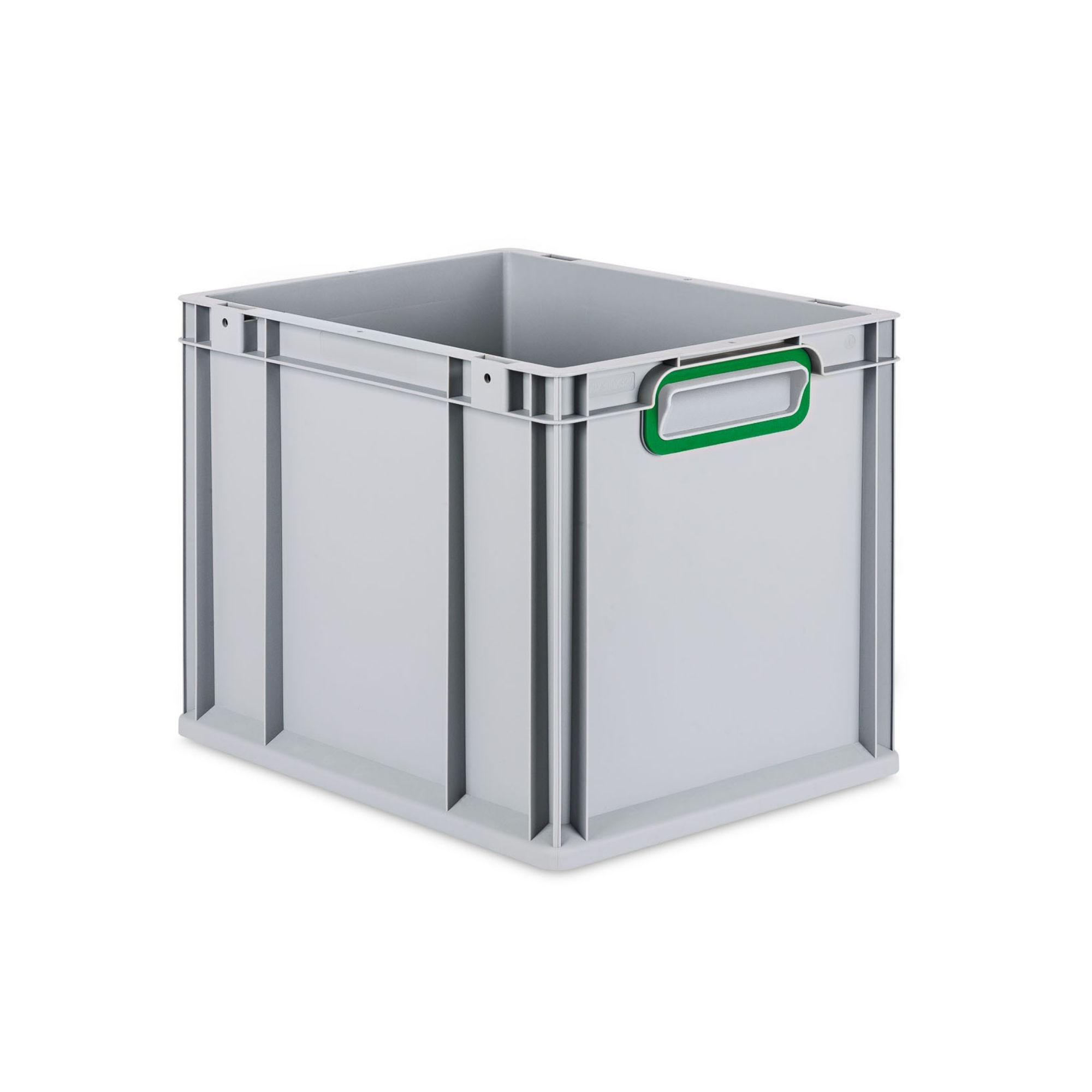 EUROBOX Nextgen Color 32x30x40cm 30 Liter Griffe Grün Geschlossen - Grün, Kunststoff (30/32/40cm) - PROREGAL