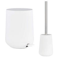 BAD ACCESSOIRES SET Nova 2tlg. weiß - Weiß, Kunststoff (23/29/23cm) - Zone Denmark