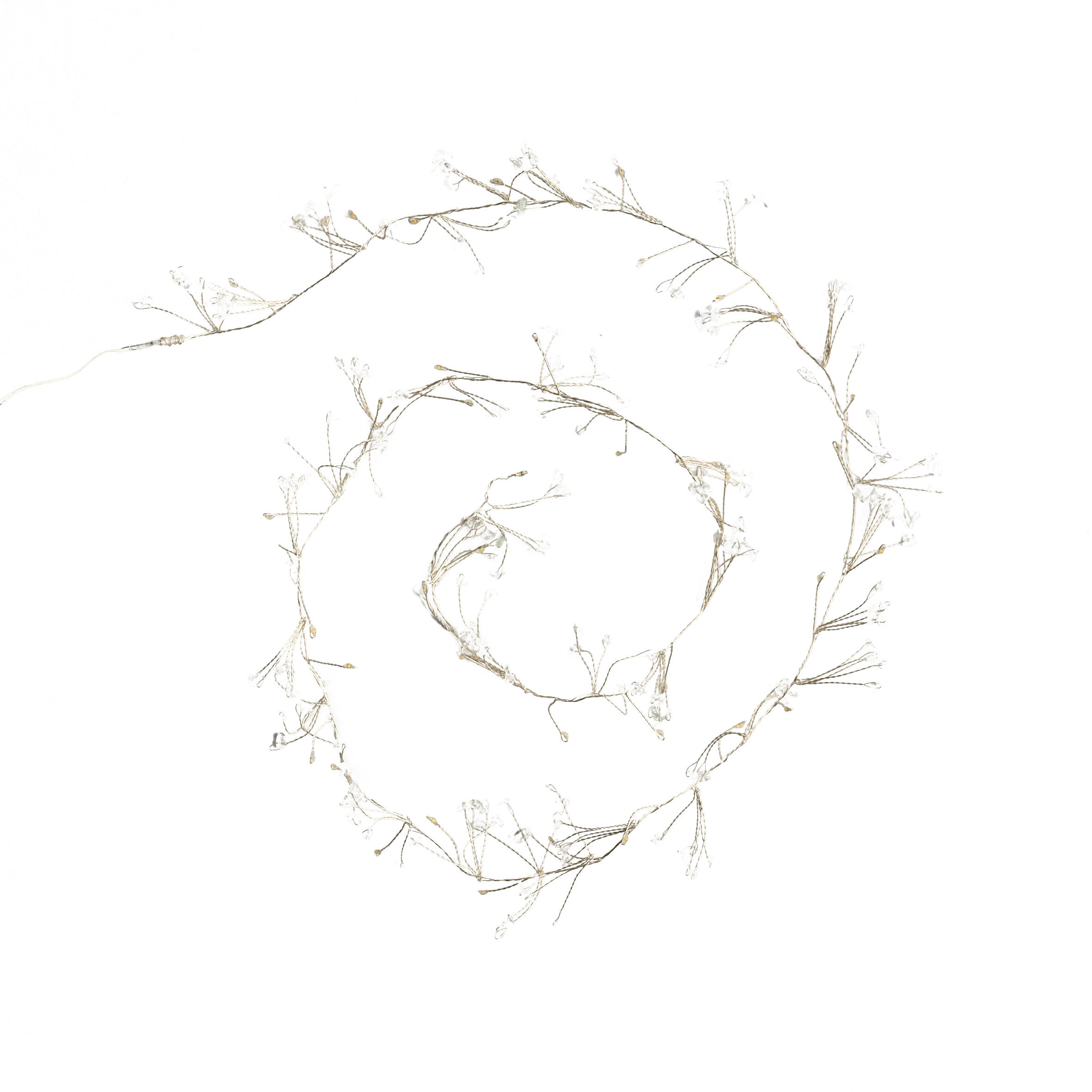 LICHTERKETTE Stainar, Hellgold, 180cm, Dekorative Weihnachtsdeko - Goldfarben, Metall (180cm) - home&you