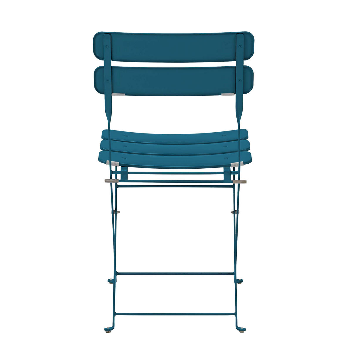GARTENSTUHL 2-tlg., Blau - Blau, Metall (42/81/48cm) - Oviala