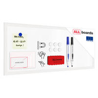 MAGNETISCHES Whiteboard mit weißen Holzrahmen 30x70cm - Weiß, Metall (30/70/1.5cm) - ALLboards