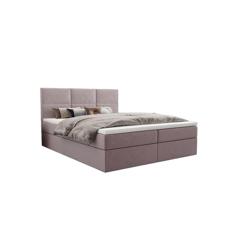 BOXBETT Mallorca Rosa 160x200 cm - Rosa, Textil (160/200cm) - B&B Home