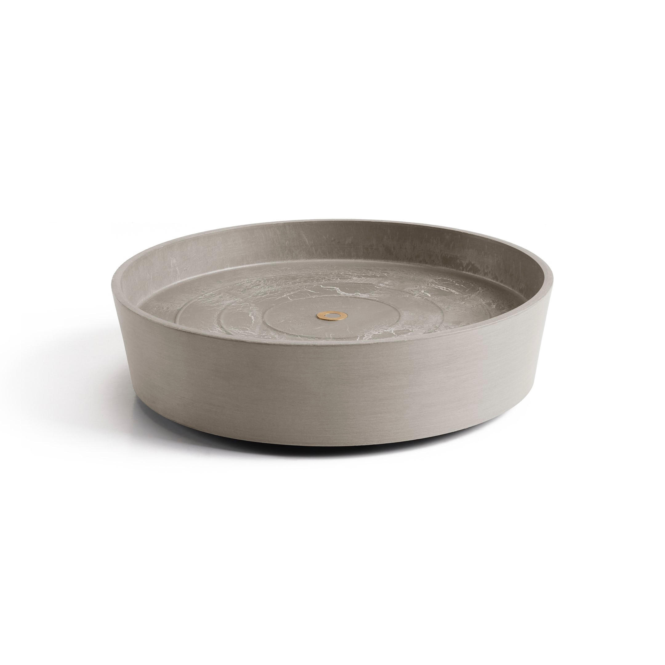 Ecopots Blumentopfuntersetzer Taupe 9 cm
