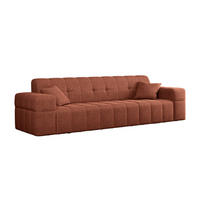 SOFA 3-Sitzer NIMES Stoff Verita Kupfer - Kupferfarben, Holz (245/82/92cm) - Kaiser Möbel
