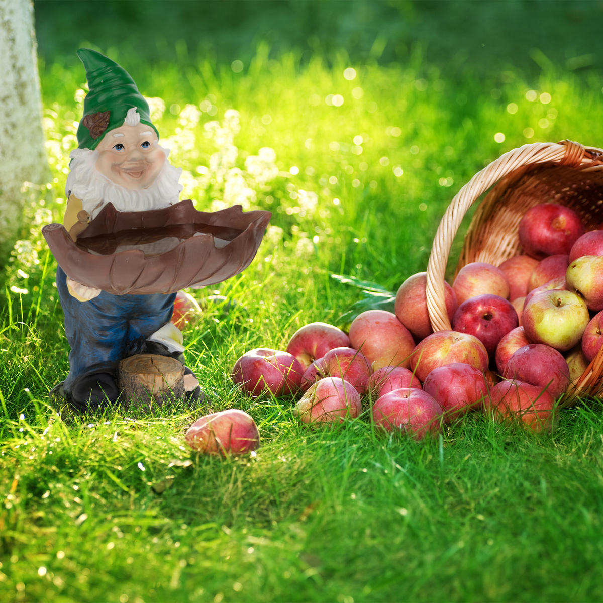 GARTENZWERG - Multicolor, Kunststoff (22/36/22cm) - Relaxdays