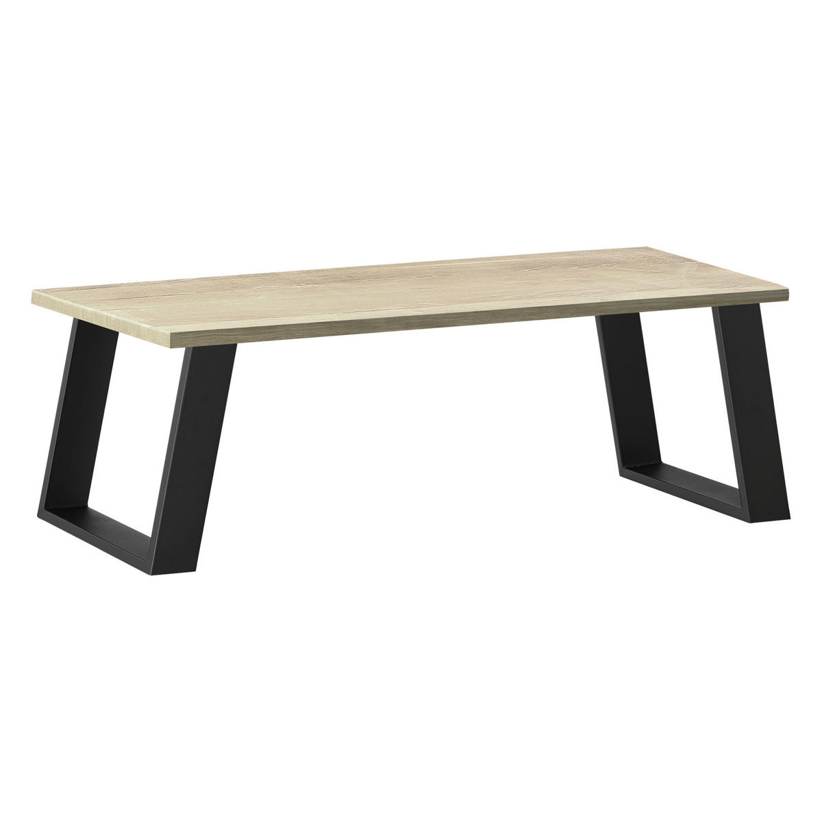 TISCHGESTELL-SET 2 TLG. Lülsfeld - Schwarz, Metall (40/43/8cm) - [en.casa]