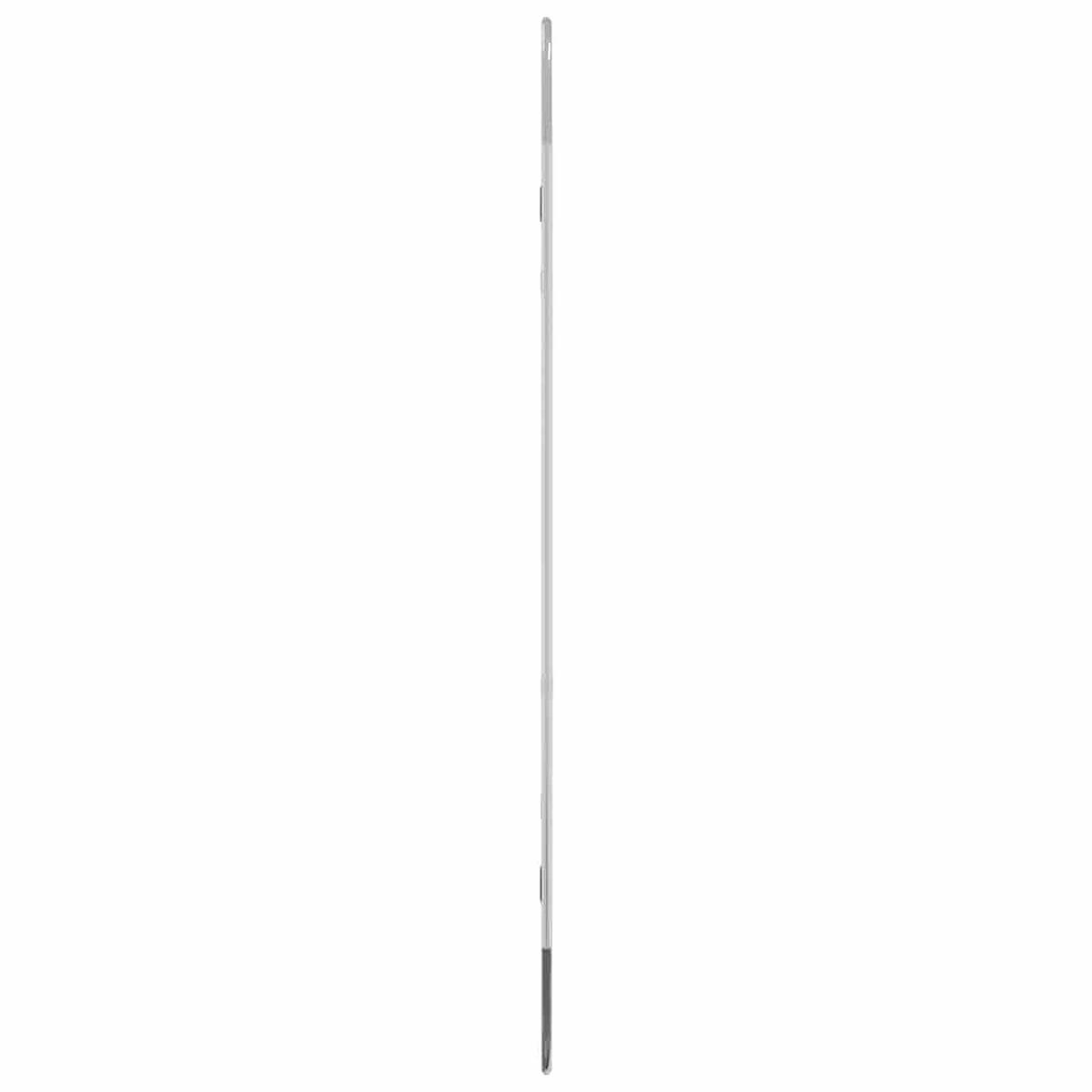 WANDSPIEGEL Silbern 90x40 cm Oval - Silberfarben, Glas (40/90/1cm) - furnicato