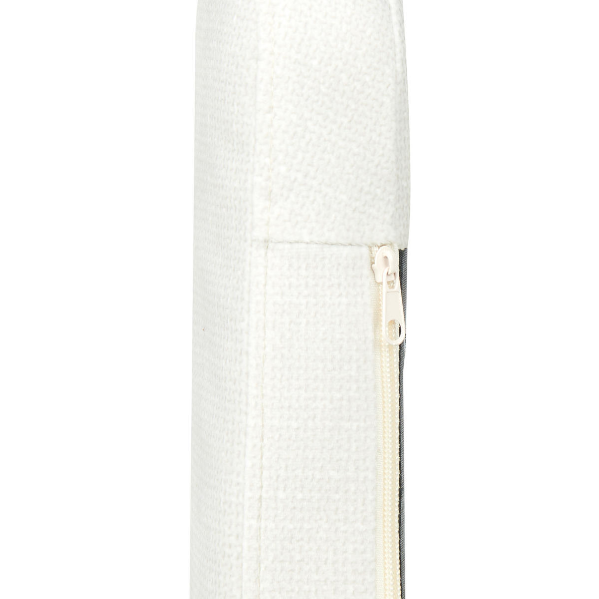 ESSZIMMERSTUHL Samtstoff cremeweiß Yorkville II - Hellbraun/Weiß, Textil (56/82/46cm) - Beliani