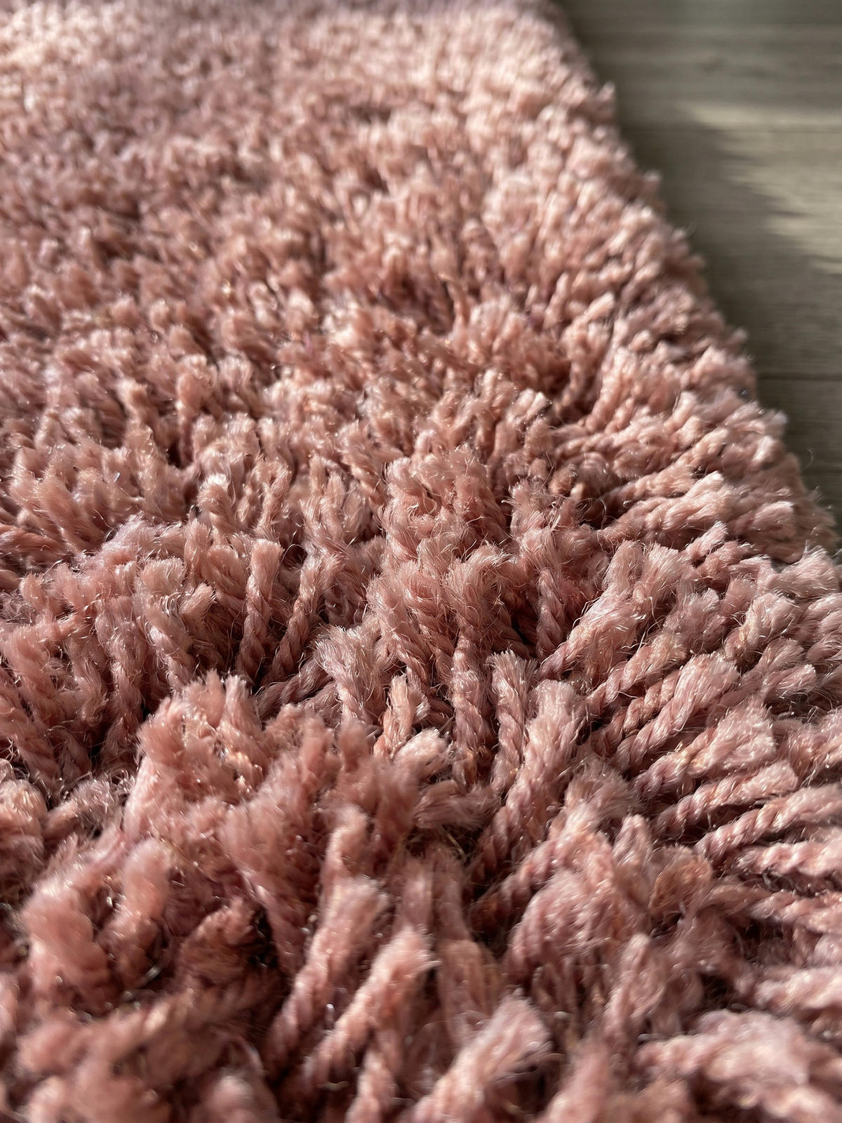 TEPPICH Hochflor Shaggy Uni Style Polypropylen Wohnzimmer Rosa Rund 160x160 - Rosa, Textil (160/160cm) - KADIMA DESIGN