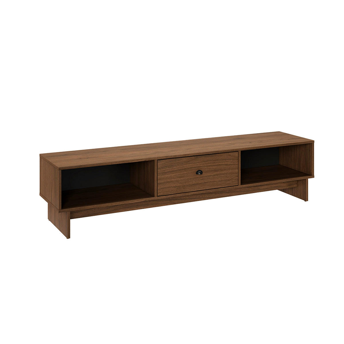 TV-MÖBEL Dunkles Holz - Braun, Holzwerkstoff (176.4/40.6/40cm) - Petits-meubles