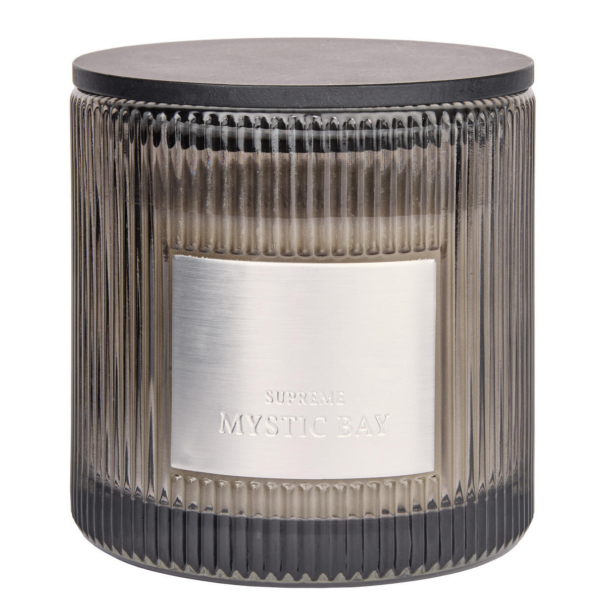 DUFTKERZE Supreme Mystic Bay - Dunkelgrau, Glas (10cm) - Butlers