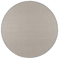 SISAL NATUR TEPPICH RUND - Grau, Textil (160/160cm) - Snapstyle