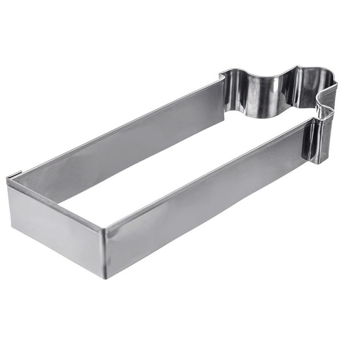 AUSSTECHFORM Haus groß 14 cm Silber - Silberfarben, Metall (5/1.5/14cm) - Orion 