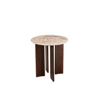 BEISTELLTISCH MATHILDE MARMOR Natürliche - Naturfarben, Stein (50/50/50cm) - J-Line