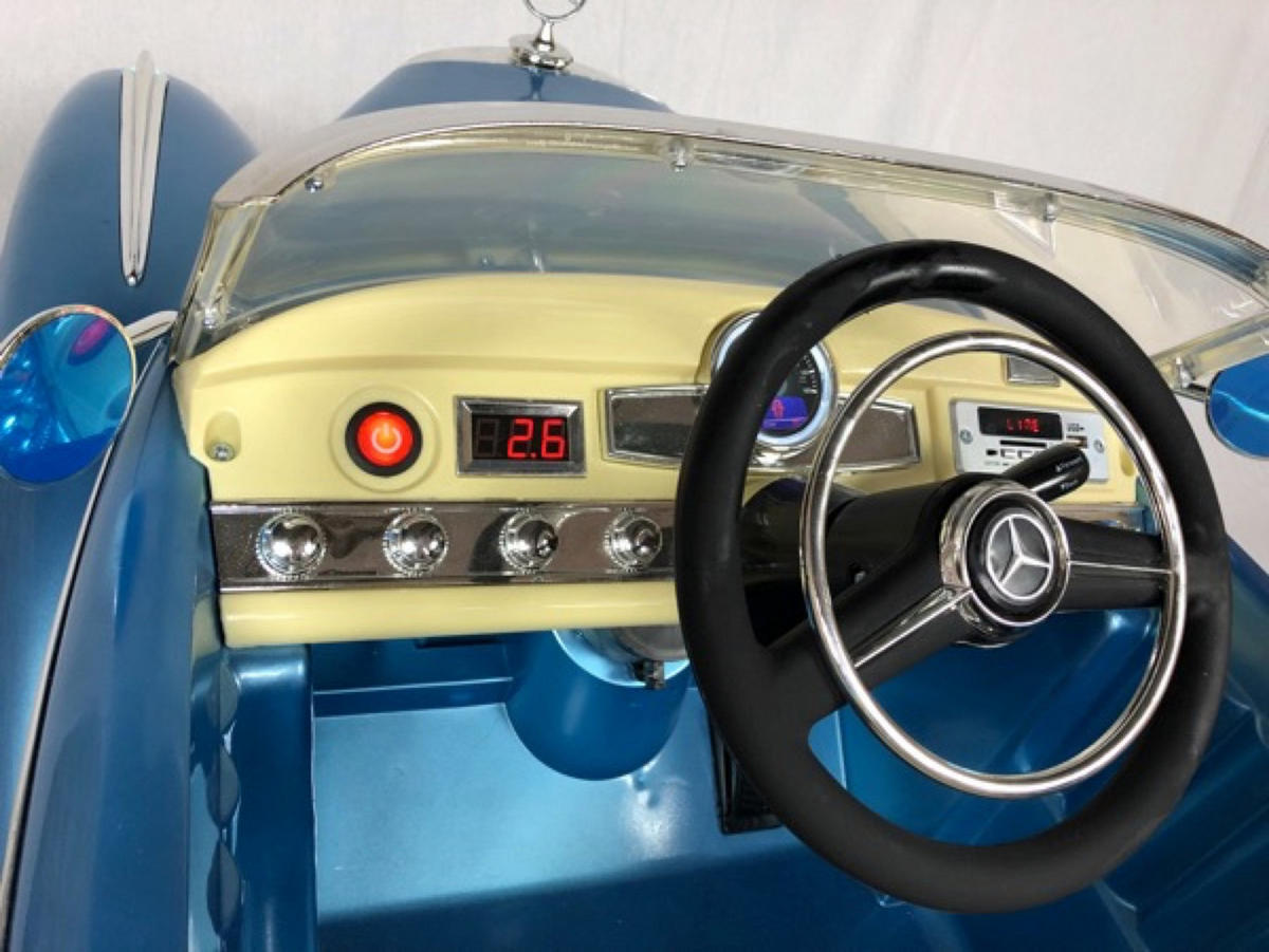 KINDER ELEKTROAUTO Mercedes 300S - Blau, Kunststoff (133/67/54cm) - TPFLiving