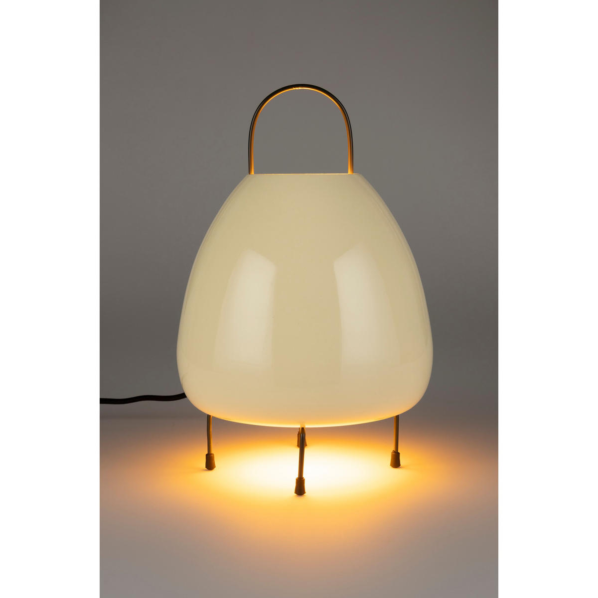 TISCHLAMPE Ovo Hellgelb - Beige, Metall (21/21/32cm) - Zuiver