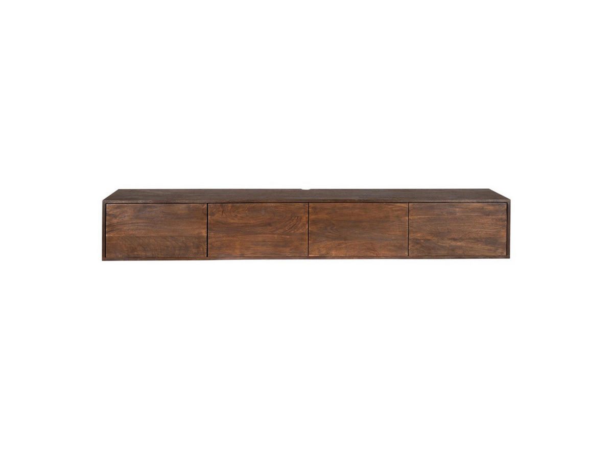 LOWBOARD Quantum Mangoholz 200 cm / 35 cm Braun - Braun, Holz (200/30/35cm) - Villa Möbel