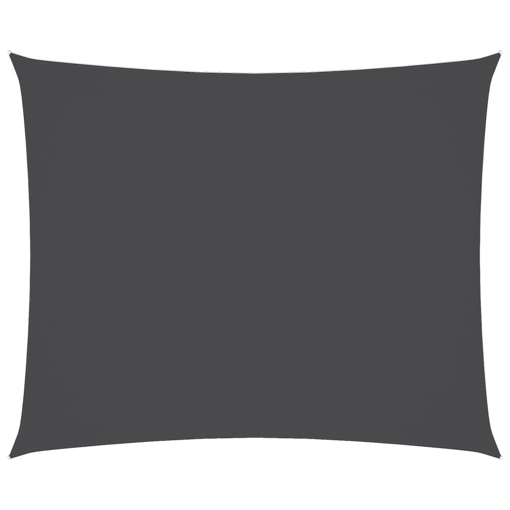 SONNENSEGEL Oxford-Gewebe Rechteckig 5x6 m Anthrazit - Anthrazit, Textil (600/500cm) - furnicato