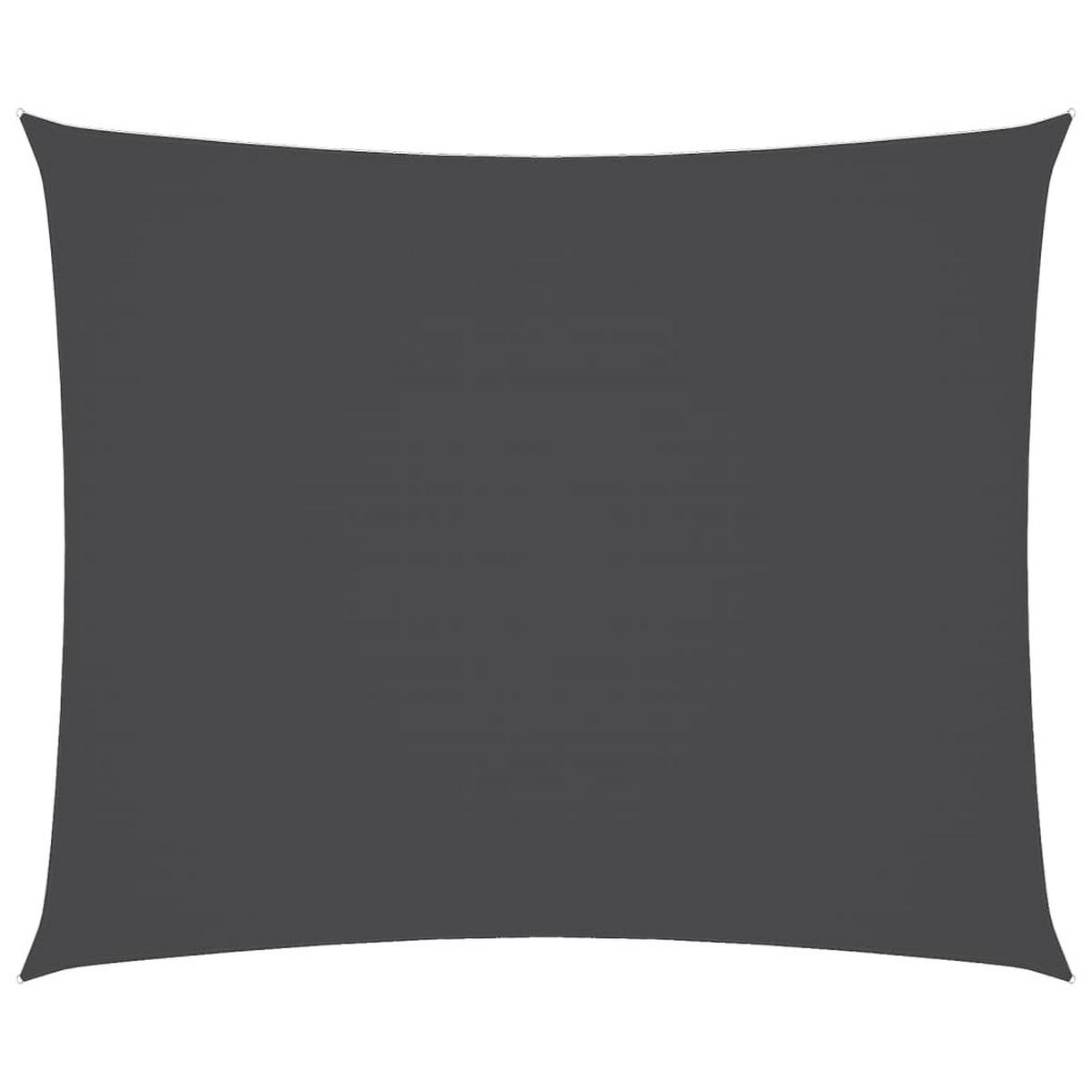 SONNENSEGEL Oxford-Gewebe Rechteckig 5x6 m Anthrazit - Anthrazit, Textil (600/500cm) - furnicato