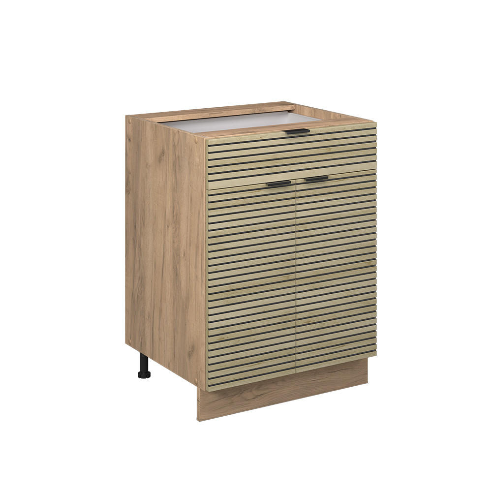 K&Ouml;KSUNDERSK&Aring;P Fame-Line Ekpanel 60 cm med l&aring;da, utan b&auml;nkskiva Ekf&auml;rgad, Ekf&auml;rgad 82/60/51.6 cm