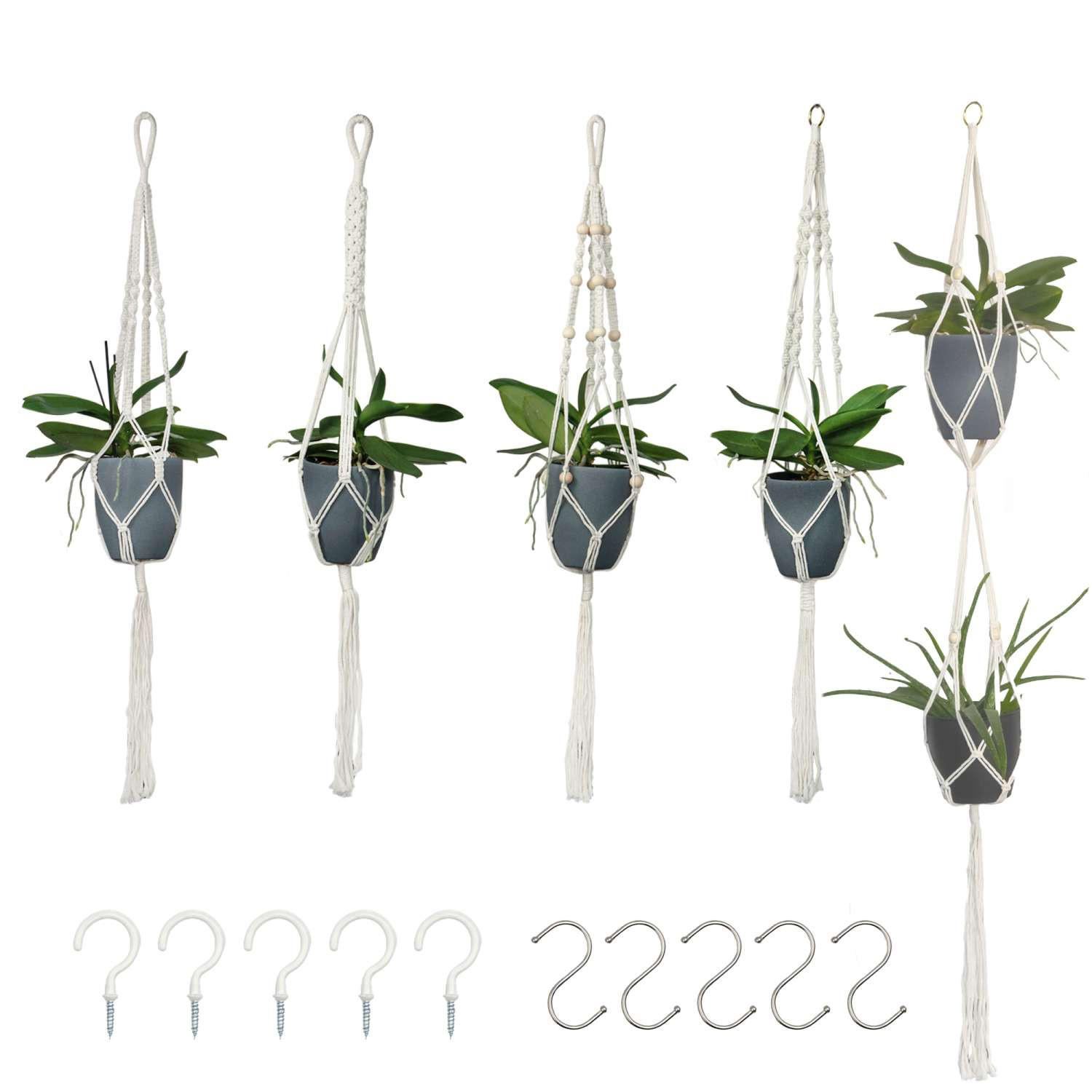 XXXLutz Blumenampel Weiß 2 cm