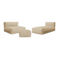 GARTENSITZGRUPPE im Set - 4 -Sitzer - Olefin - beige - NOUMARA - Beige, Textil - Vente-Unique