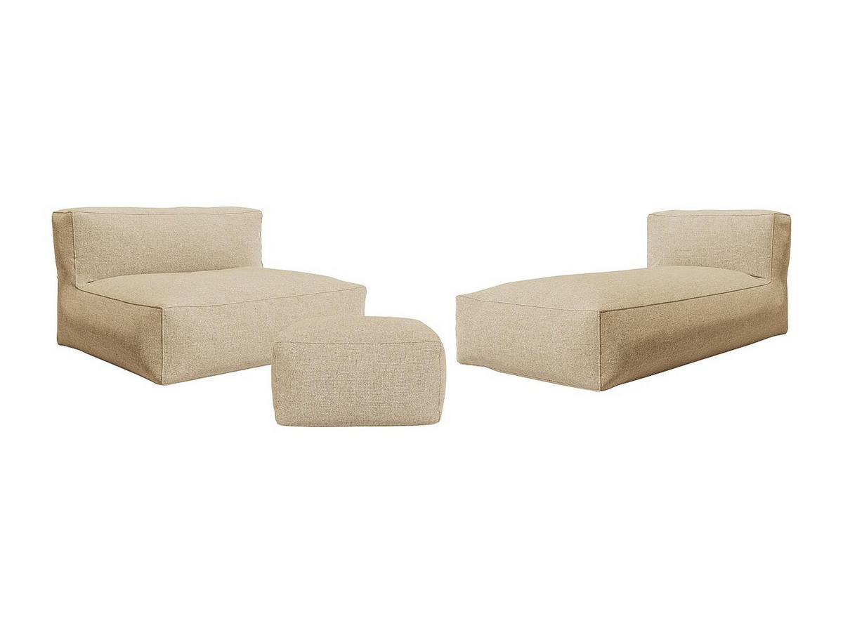 GARTENSITZGRUPPE im Set - 4 -Sitzer - Olefin - beige - NOUMARA - Beige, Textil - Vente-Unique