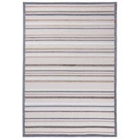 TEPPICH In-Outdoor Beige Abstract, Streifen - Kurzflor Rechteckig Creme - 160 x 230 cm - Beige/Blaugrau, Textil (160/230cm) - Mazovia