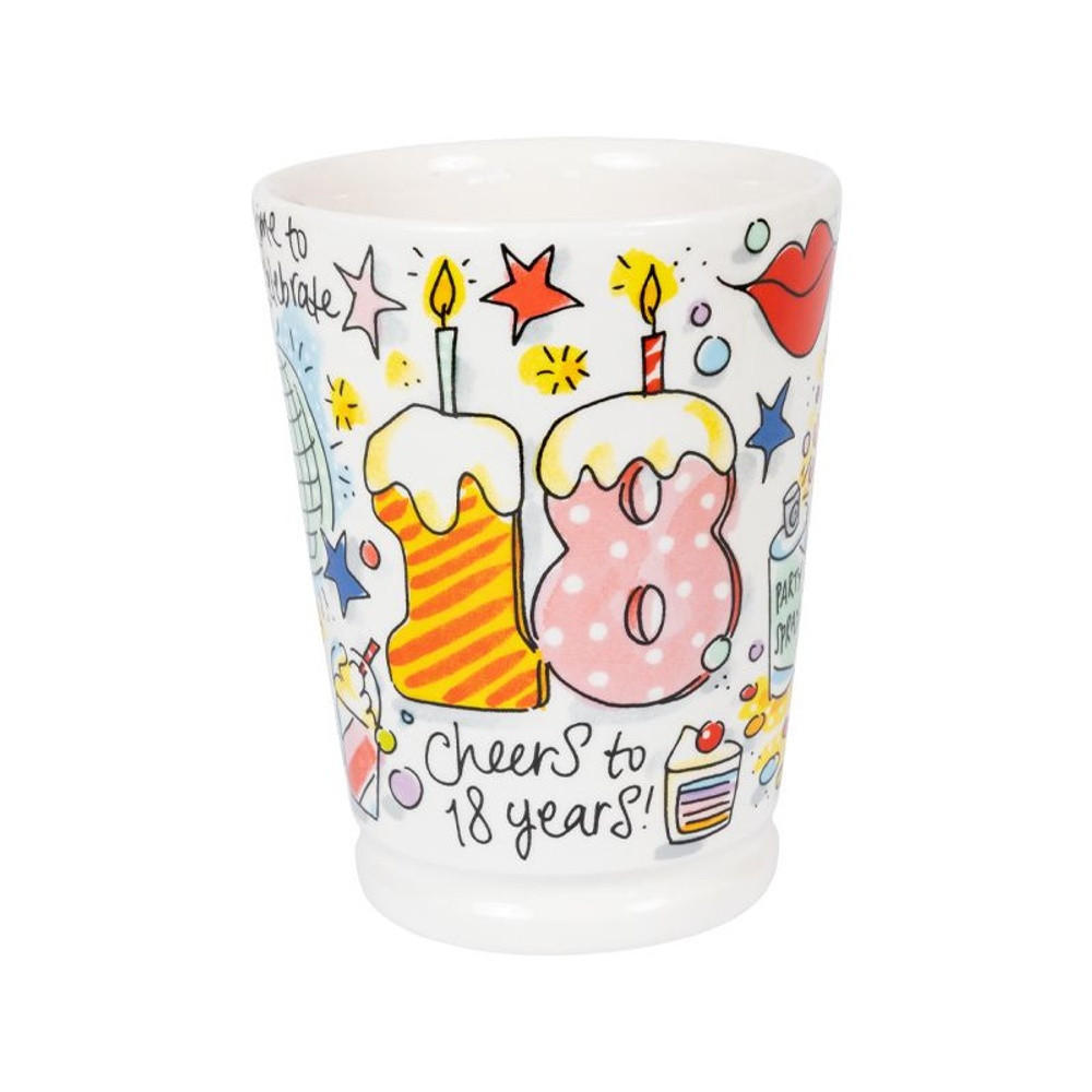 XL-BECHER 18 Jahre in Bunt - 500 ml - Multicolor, Keramik (0.5L) - Blond Amsterdam
