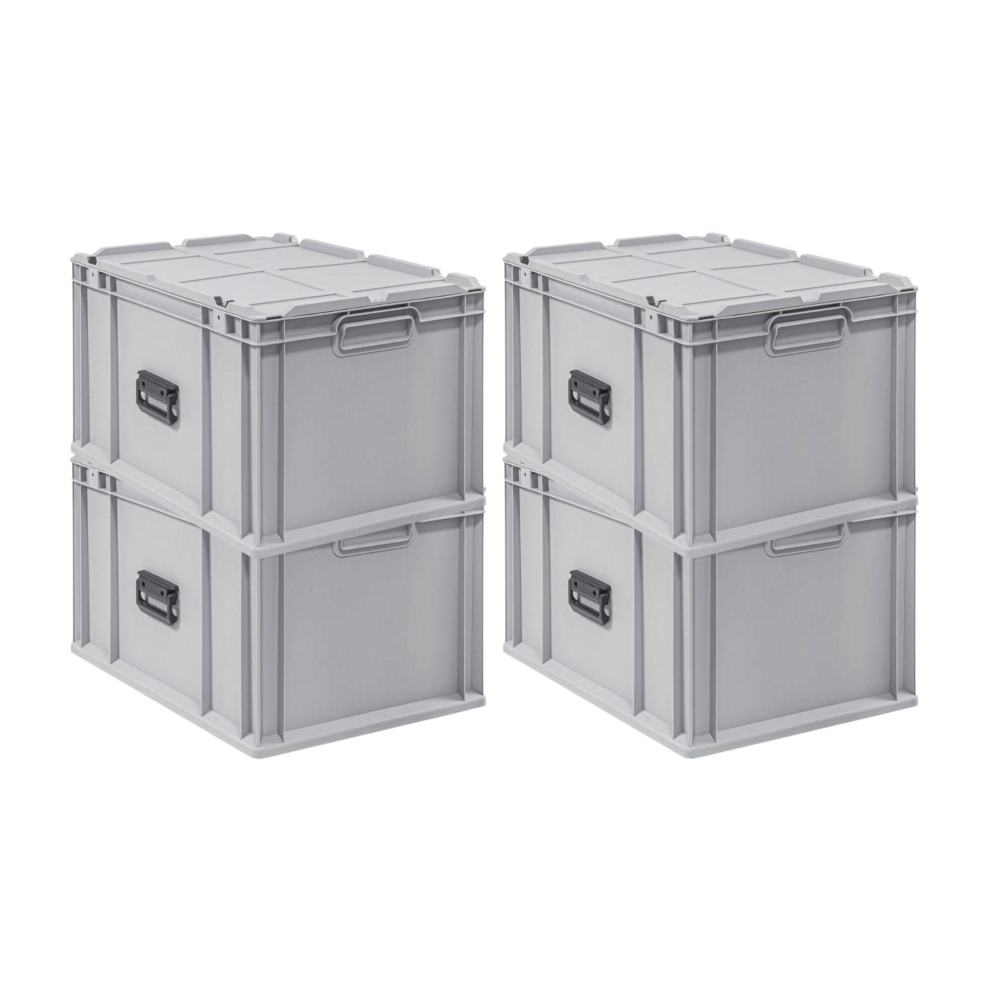 EUROBOX 4x Nextgen Portable 335x40x60cm 65 Liter - Grau, Kunststoff (40/33.5/60cm) - PROREGAL