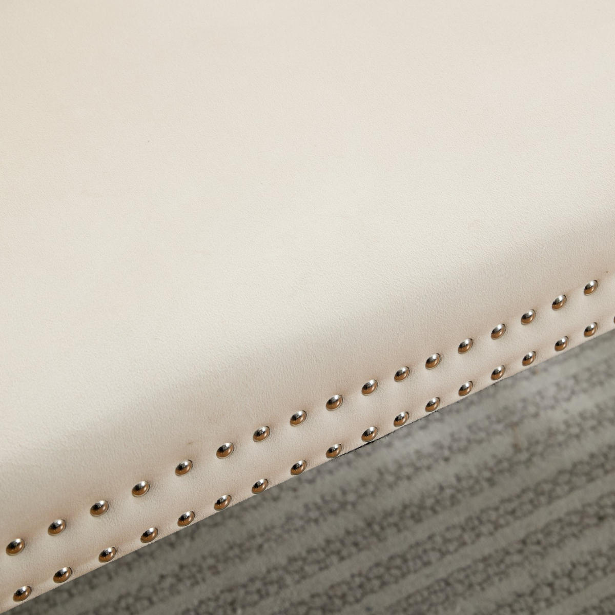 SITZBANK DE-36330 2-Sitzer mit silbernen Beinen Beige - Beige, Metall (116/89.5/58cm) - ComfortXL