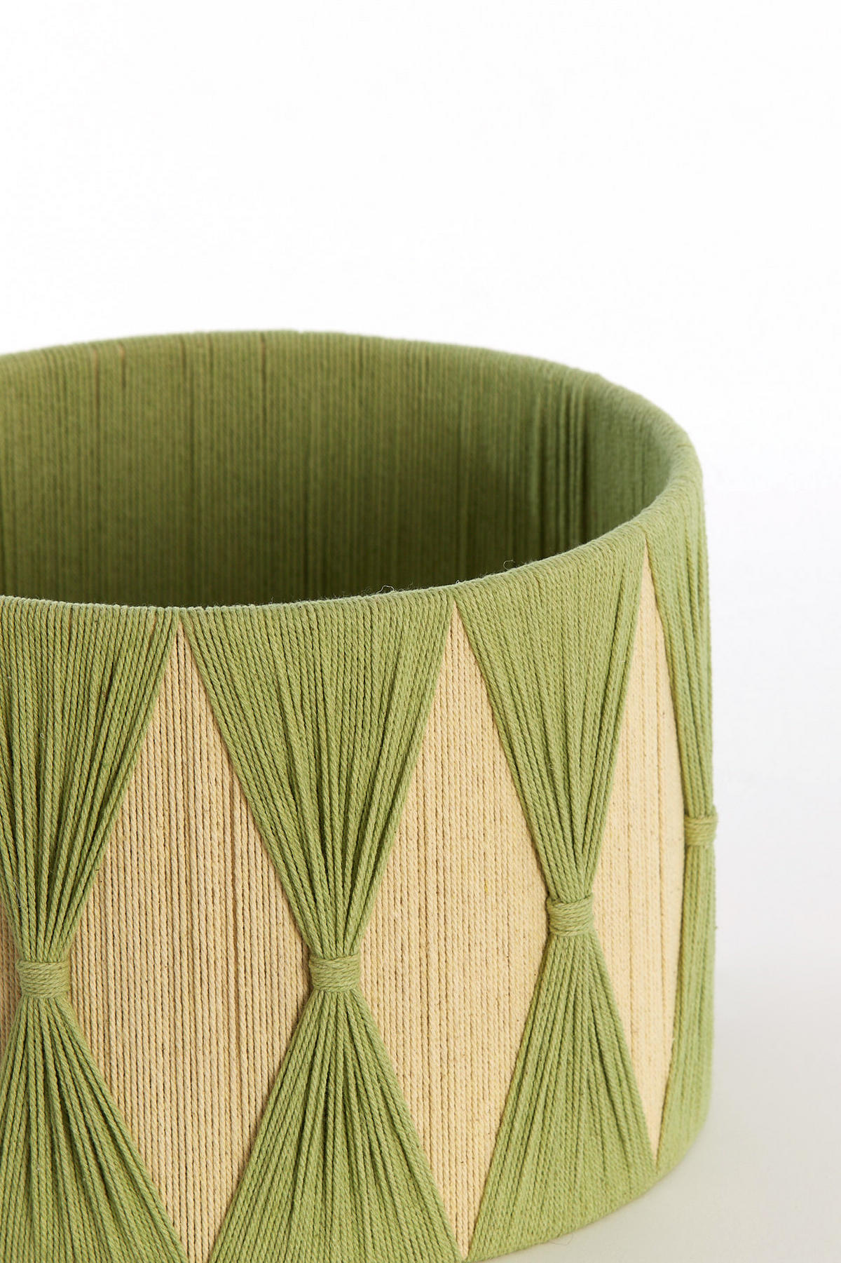 LAMPENSCHIRM Hannah Grün Ø25/18 cm - Grün, Textil (25/25/18cm) - Light & Living