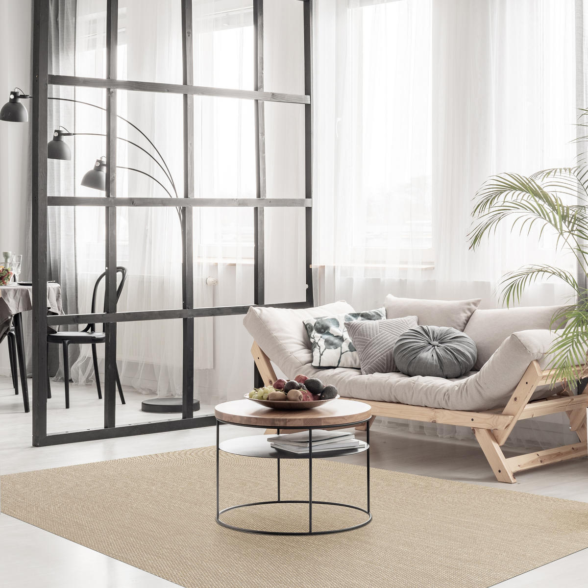 TEPPICH Premium en Vinyle Beige 60x90 cm - Honigeiche, Kunststoff (60/90cm) - STORESDECO