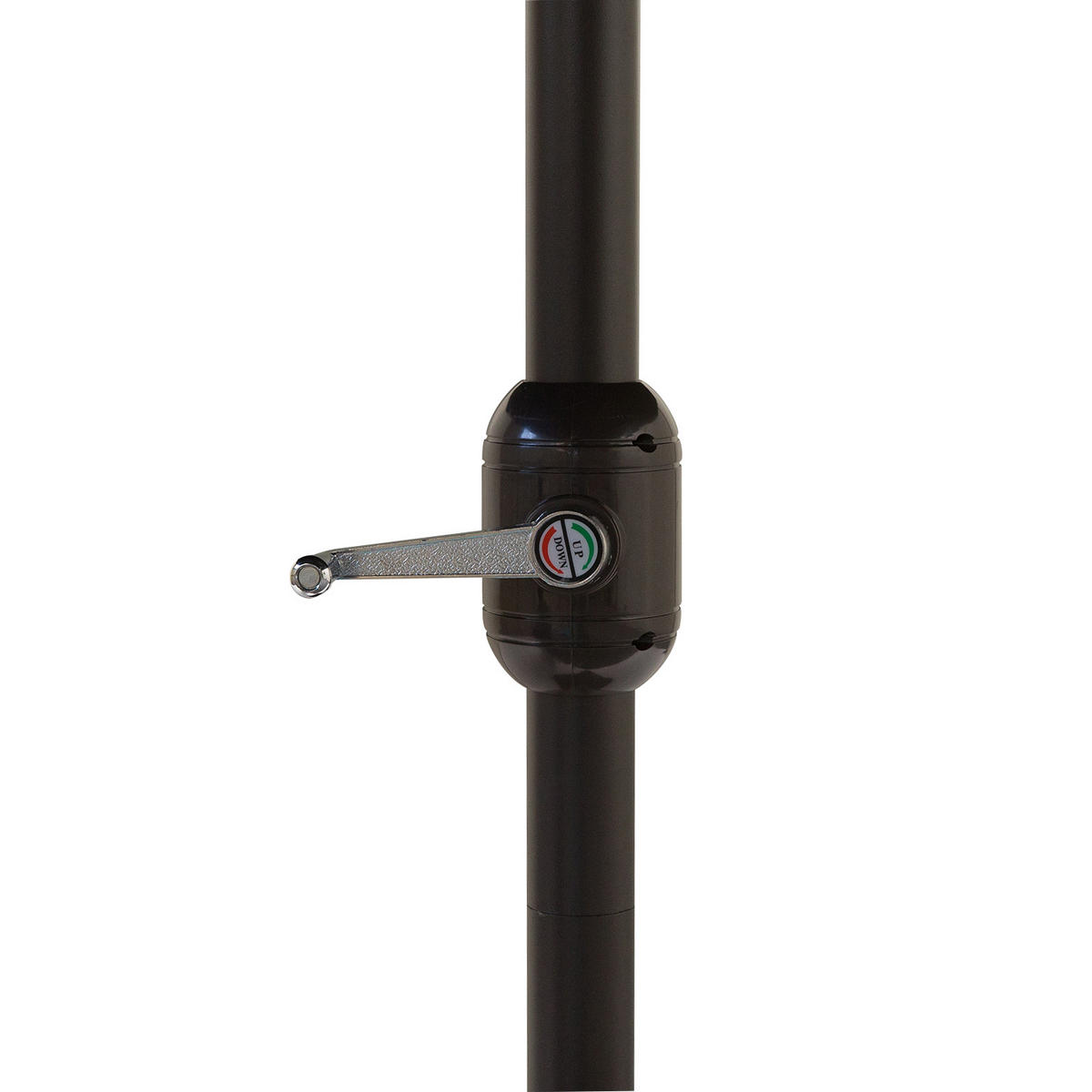 SONNENSCHIRM, Gartenschirm, Marktschirm, Doppelsonnenschirm, Terrassenschirm, Schwarz, Oval - Schwarz, Metall (270/460cm) - Outsunny