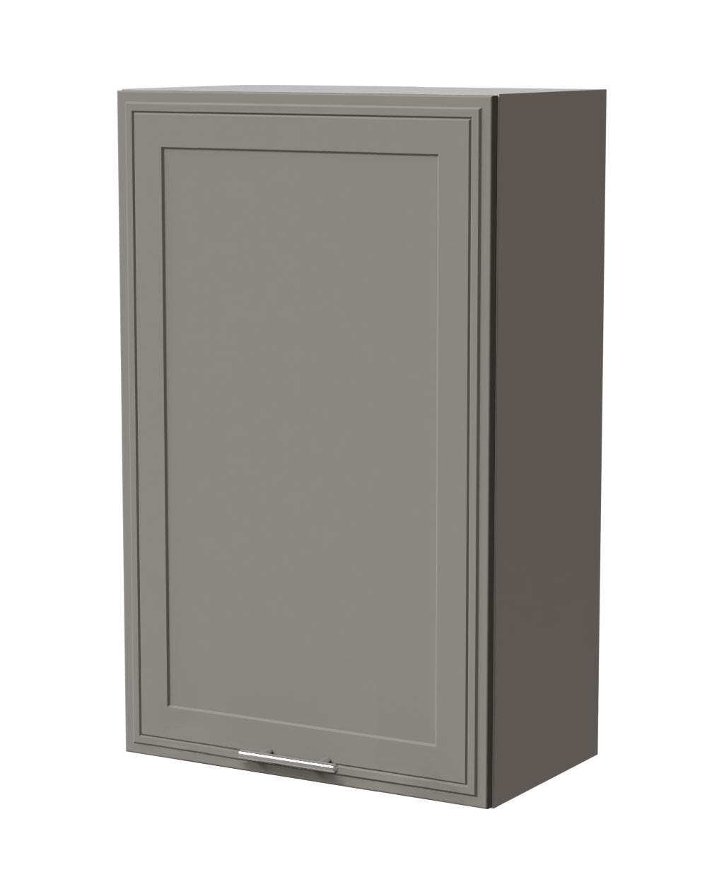 HÄNGESCHRANK Salo W4/60/1 Grau / Dust Grey Matt 60 / 32,5 / 96cm - Grau, Holz/Holzwerkstoff (60/96/32.5cm) - Feldmann-Wohnen