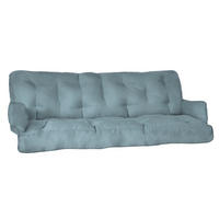AUFLAGE für Hollywoodschaukel Flair HS 180x50x8cm Taubenblau - Blaugrau, Textil (50/180cm) - Beautissu 