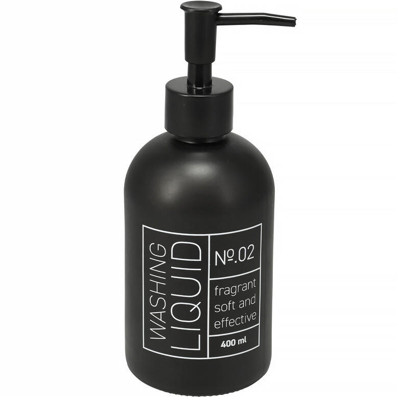 Bathroom solutions Seifenspender Schwarz 7x19x7 cm